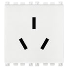 VIMAR - PRESA SICURY 2P+T 16A CINESE BIANCO 19254.B