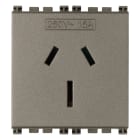 VIMAR - PRESA SICURY 2P+T 15A AUSTRALIA METAL