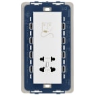 VIMAR - PRESA PER RASOIO VERTICALE 230V BIANCO