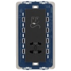 VIMAR - PRESA PER RASOIO VERTICALE 230V GRIGIO 19291