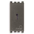 VIMAR - Alimentatore USB C PD 25W Metal - Per Notebook, Tablet, Smartphone, Phablet, Fotocamere - Uscita USB Tipo C - Power Delivery - 120-240V 50/60Hz