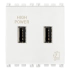 VIMAR - Unità di Alimentazione USB 5V 2,1A Bianco Ottimizzata per Tablet, Smartphone e Phablet 19295.B