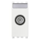 VIMAR - Presa Passante Bianco Coassiale Connettore Maschio Attenuazione Derivazione 10 Db 5-2400 Mhz