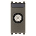 VIMAR - Presa Passante Metal Coassiale Connettore Maschio Attenuazione Derivazione 10 Db 5-2400 Mhz 19300.10.M