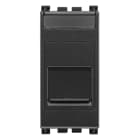 VIMAR - Presa RJ45 Cat6 UTP con Portello Antipolvere Grigio - Cablaggio Universale T568A/B, 8 Contatti, Morsetti Isolanti