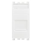 VIMAR - Adattatore Bianco Rj45 Keystone con Portello Antipolvere