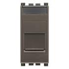 VIMAR - Adattatore Portello RJ45 Keystone Metal Antipolvere Connettori. 19337.C.M