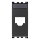 VIMAR - Adattatore RJ45 grigio per connettori AMP Tyco Jack linea 110 toolless Jack MTRJ Lucent Avaya Systimax MPS100 MGS200 MGS300 MGS400 MGS500.