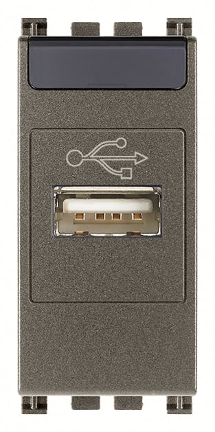 VIMAR - Presa USB Metal Standard con Morsetti a Vite