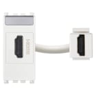 VIMAR - Presa HDMI 2.1B Bianco Standard Keystone 19346.B