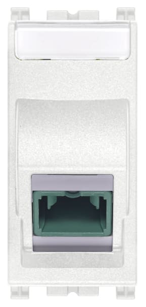 VIMAR - Presa Ottica Monomodale Bianca con Adattatore SC/APC Simplex 19350.SC.B