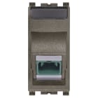 VIMAR - Presa Ottica Monomodale 9/125 µm con Adattatore SC/APC Simplex Metal