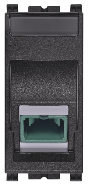 VIMAR - Presa Ottica Monomodale 9/125 µm con Adattatore SC/APC Grigio