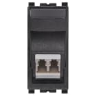 VIMAR - Presa Ottica Multimodale Grigio 50/125 µm con Adattatore Lc Duplex