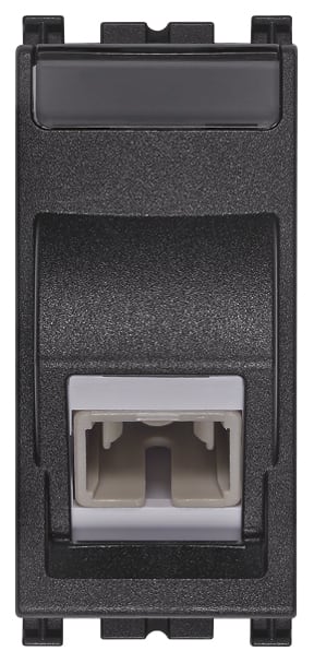 VIMAR - Presa Ottica Multimodale 50/125 µm con Adattatore SC Simplex Grigio