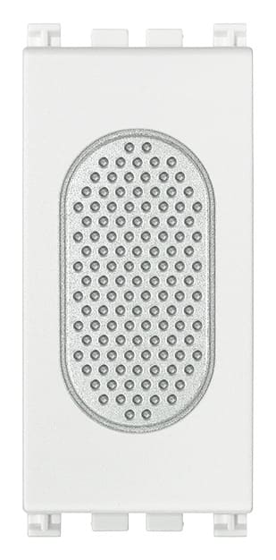 VIMAR - Suoneria/Ronzatore 12V 50-60Hz Bianco con Funzione Settabile e Coperchio Ruotabile