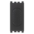 VIMAR - Suoneria/Ronzatore Grigio Funzione Settabile Staccando Ruotando Coperlio 180° Alimentazione 12V~ 50-60Hz 19370.SR