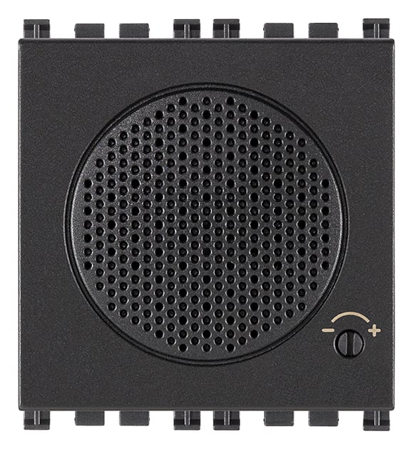 VIMAR - Suoneria Elettronica 3 Sequenze Sonore Regolabili 12V Grigio - Moduli Integrati