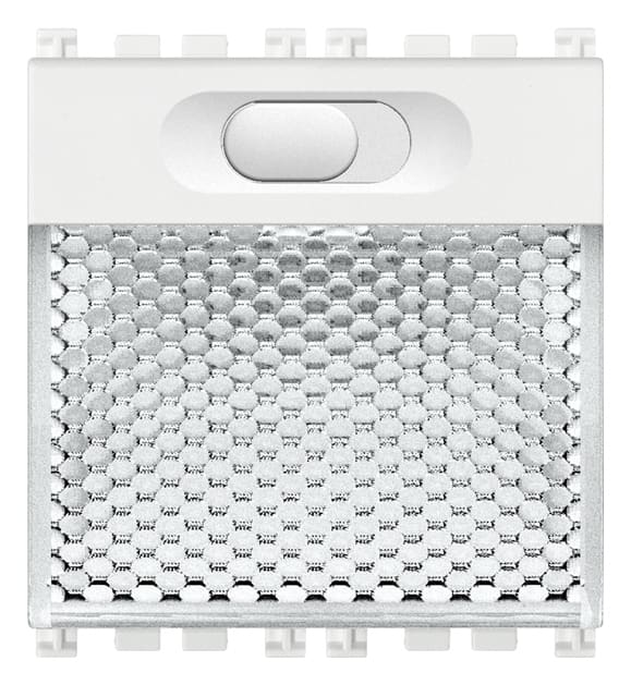 VIMAR - Lampada Segnapasso Led Bianco Alta Efficienza 230V 50-60 Hz Luce Regolabile Tre Livelli 2 Moduli 19389.B