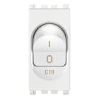 VIMAR - INTERRUTTORE MT 1P+N C10 120-230V BIANCO 19405.10.B