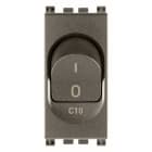 VIMAR - INTERRUTTORE MT 1P+N C10 120-230V METAL 19405.10.M