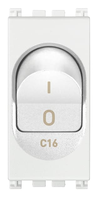 VIMAR - INTERRUTTORE MT 1P+N C16 120-230V BIANCO 19405.16.B