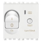 VIMAR - Interruttore Automatico Magnetotermico Differenziale 1P+N C6 10Ma Bianco - 2 Moduli