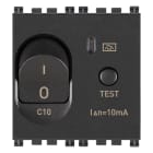 VIMAR - Interruttore Automatico Magnetotermico Differenziale 1P+N C10 10Ma Grigio - 2 Moduli