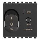 VIMAR - Interruttore Differenziale Automatico 1P+N C16 6Ma Grigio - 120-230V 50-60Hz, P.I. 3000A, 2 Moduli