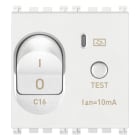 VIMAR - Interruttore Automatico Magnetotermico Differenziale 1P+N C16 10Ma Bianco - 2 Moduli