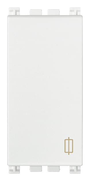 VIMAR - Portafusibile 1P 16A Bianco per Fusibili Miniatura Ø 5X20 Mm E Ø 6,3X32 Mm 19416.B