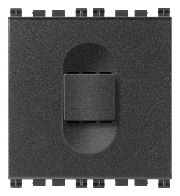 VIMAR - Sensore Elettronico Umidità Grigio Attivo 1 Uscita 0-10 V 4-20 Ma Alimentazione 12/24V 2 Moduli Integrabile Sistema Domotico By-Me 01467 19433