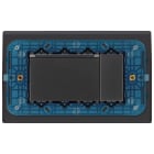 VIMAR - Programmatore e Lettore di Carte A Transponder Grigio con Scatola da Tavolo 4 Moduli