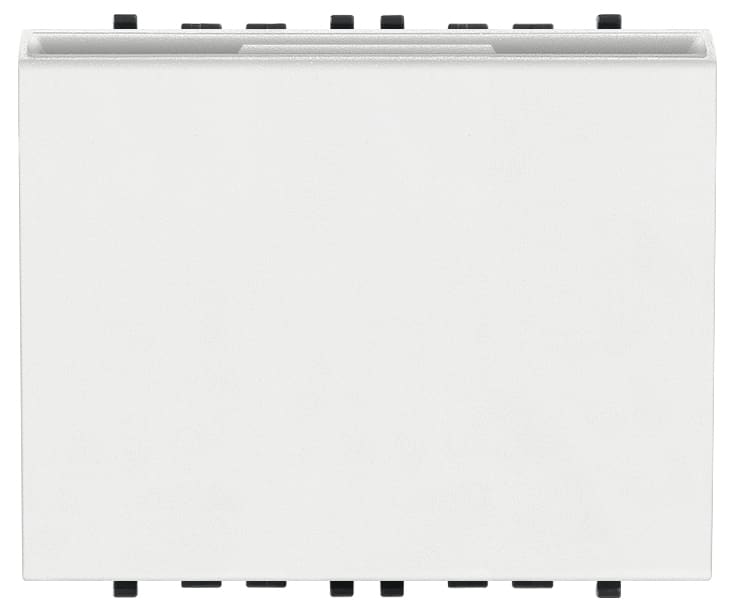 VIMAR - Interruttore Verticale Bianco 2M con Relè 4A 250V Illuminato e Timer di Spegnimento 19463.B