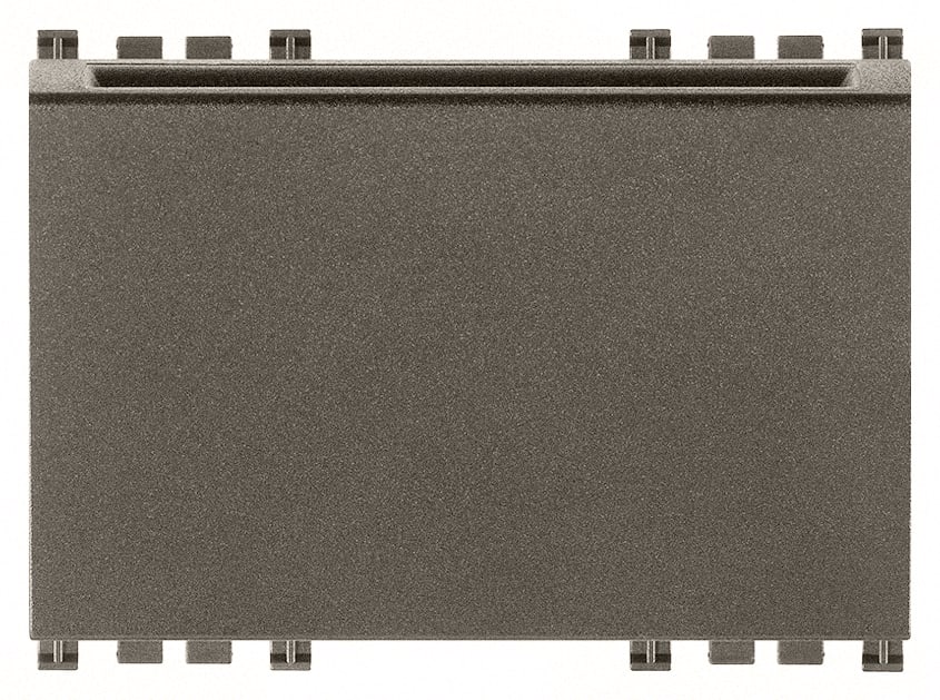 VIMAR - Tasca NFC/RFID compatibile AGB Metal, lettore elettronico per carte a transponder, compatibile con soluzioni AGB per hotel, 3 moduli.
