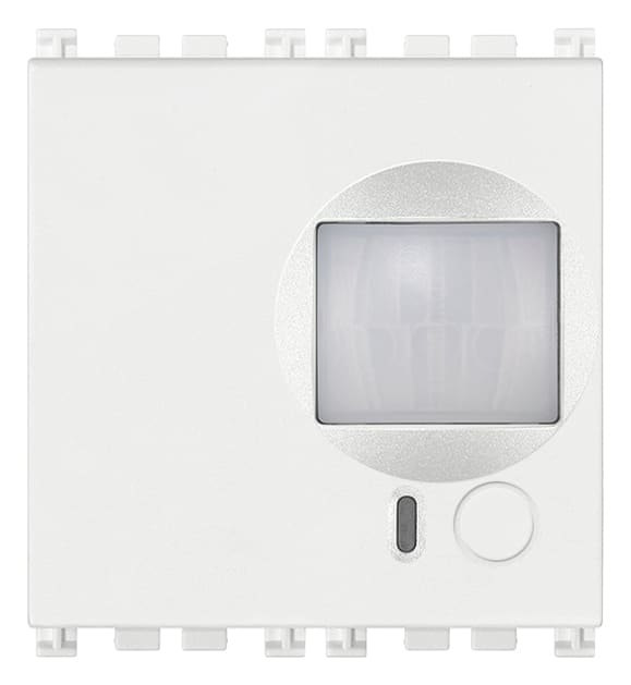 VIMAR - Rivelatore Bianco By-Alarm Plus a Doppia Tecnologia - Funzione Antimascheramento, Installazione Interna - 2 Moduli