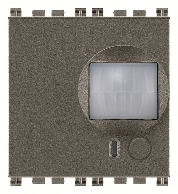 VIMAR - Rivelatore Doppia Tecnologia Infrarossi e Microonde, Antimascheramento, Disabilitazione Microonde, Installazione Interno - 2 Moduli 19479.M