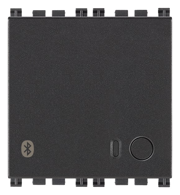 VIMAR - Interfaccia Bluetooth Grigio By-Me 2M - Domotica, Memorizzabili Fino 8 Dispositivi Mobile - 2 Moduli 19589
