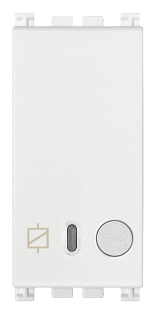 VIMAR - Attuatore IoT 16A bianco, comando elettronico wireless con relè NO, controllo locale/remoto, Bluetooth 5.0, Zigbee 3.0, misurazione potenza.