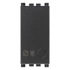 VIMAR - Attuatore IoT 16A grigio, comando elettronico View Wireless, relè NO 16A, controllo locale/remoto, Bluetooth 5.0, Zigbee 3.0, LED RGB, 100-240 V.