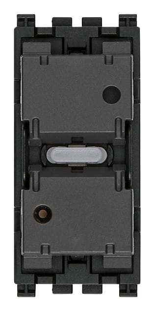 VIMAR - Meccanismo dimmer IoT 220-240V, elettronico VIEW Wireless per lampade 20-200W, doppia tecnologia Bluetooth 5.0 e Zigbee 3.0, LED RGB, 1 modulo Arké. 19595.0