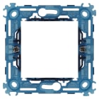 VIMAR - Supporto 2 Moduli con Griffe per Scatole da Incasso Ø 60 mm Interasse 71 mm