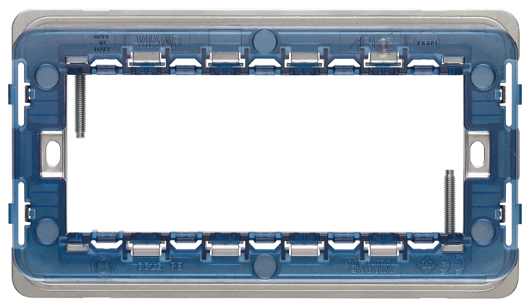 VIMAR - Supporto 5 Moduli con Viti per Scatole Rettangolari 5M