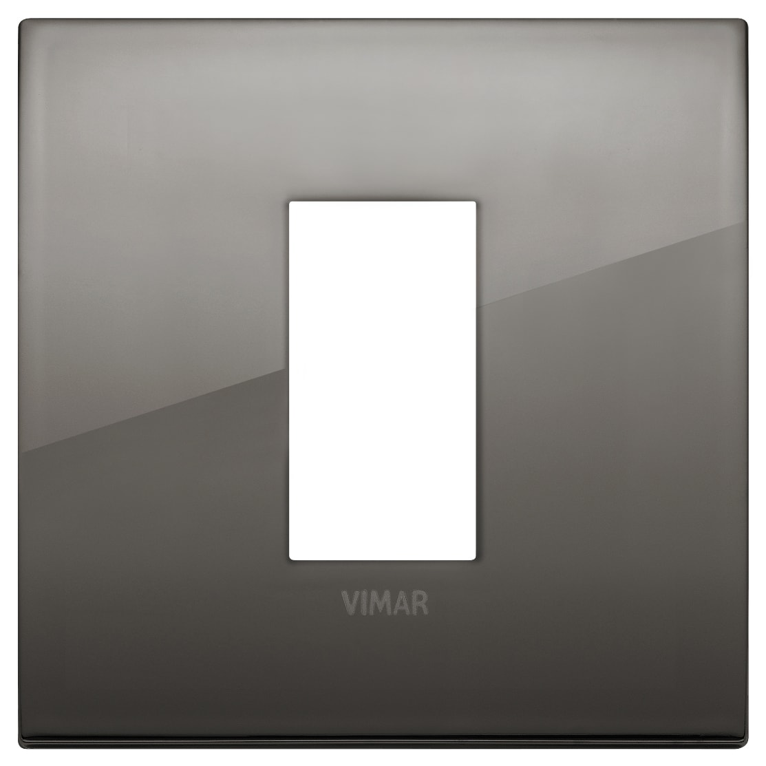 VIMAR - PLACCA CLASSIC 1M CROMO NERO 19641.09