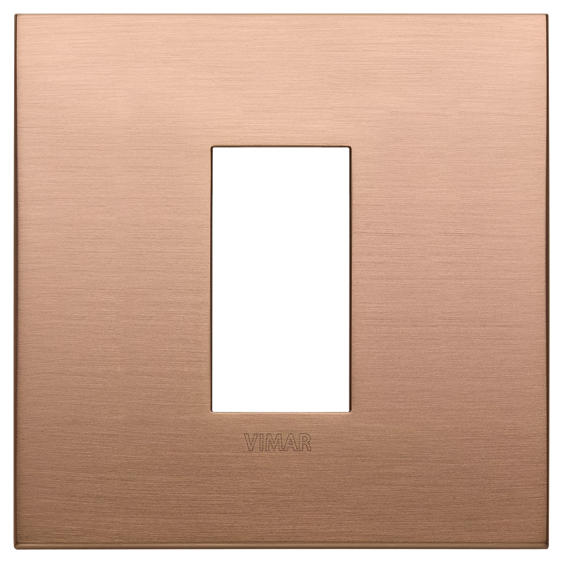 VIMAR - PLACCA CLASSIC 1M RAME SPAZZOLATO