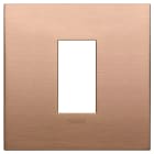 VIMAR - PLACCA CLASSIC 1M RAME SPAZZOLATO 19641.11