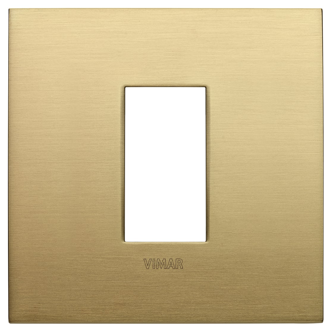 VIMAR - PLACCA CLASSIC 1M OTTONE SPAZZOLATO