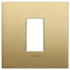 VIMAR - PLACCA CLASSIC 1M OTTONE SPAZZOLATO 19641.12.01