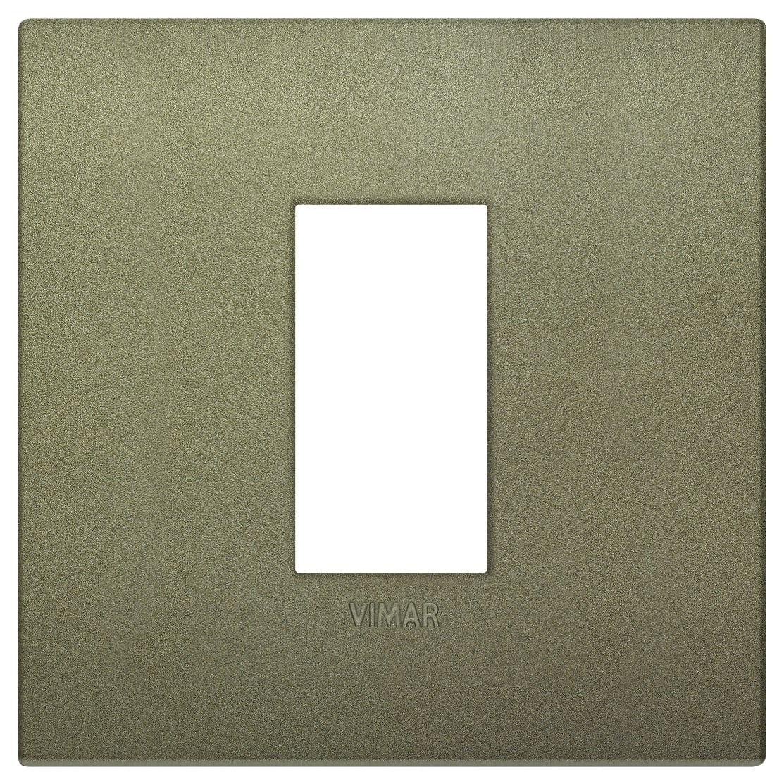 VIMAR - Placca Classic 1 Modulo Verde Matt Tecnopolimero