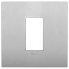 VIMAR - Placca Classic 1 Modulo in Tecnopolimero Silver Matt